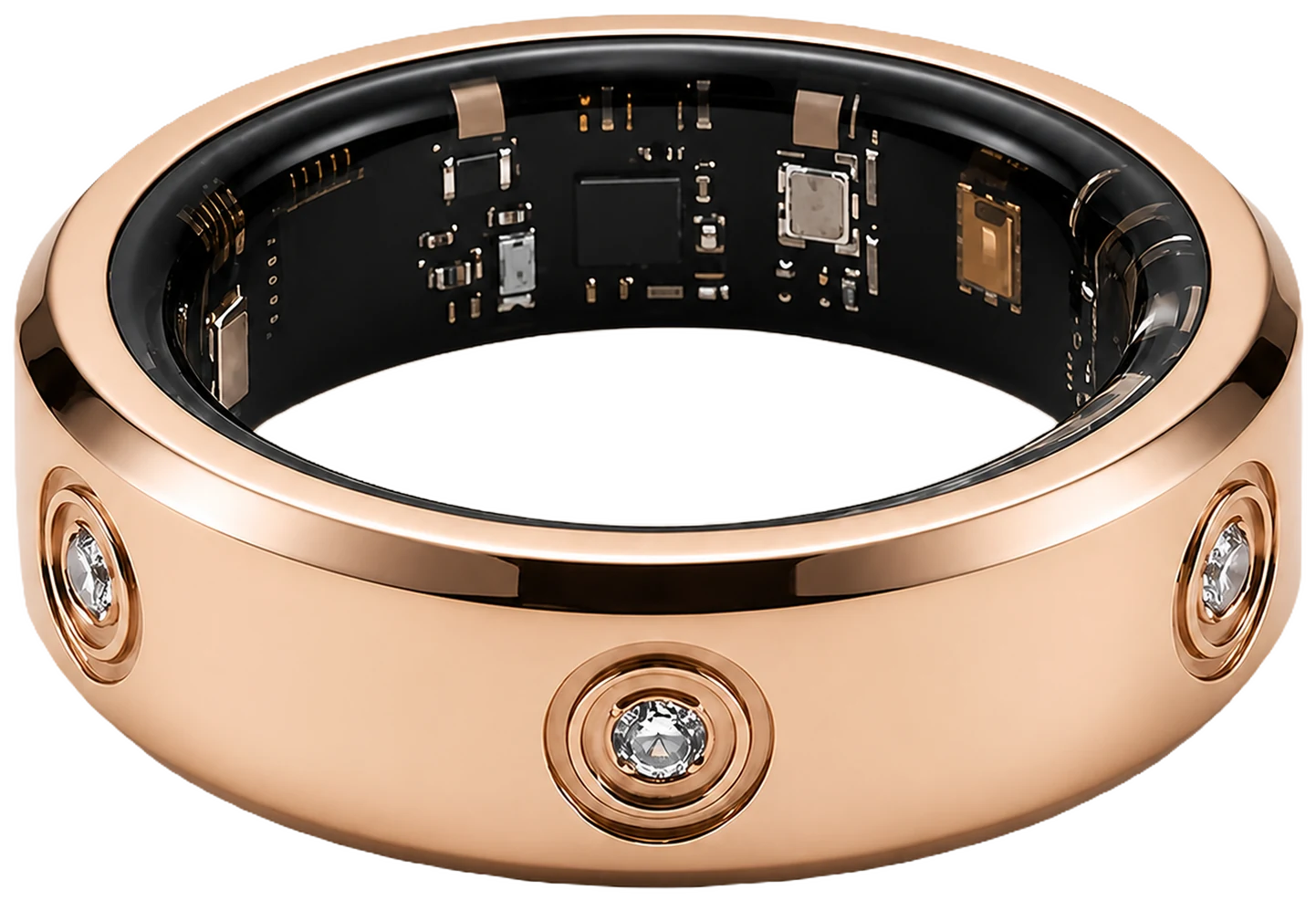 LuxenX Smart Ring in rose gold
